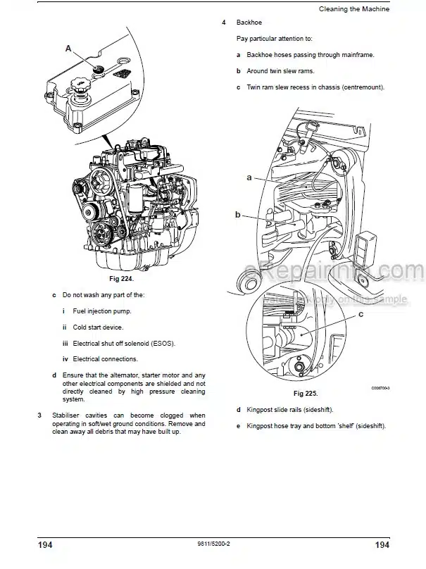 Photo 4 - JCB 3CX 4CX Manual Easy Advanced Controls Operators Manual Backhoe Loader 9811-5200