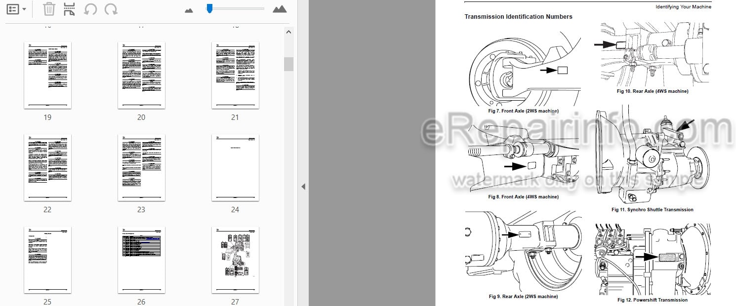 Photo 4 - JCB 3CX 4CX Manual Easy Controls Operators Manual Backhoe Loader 9811-4250