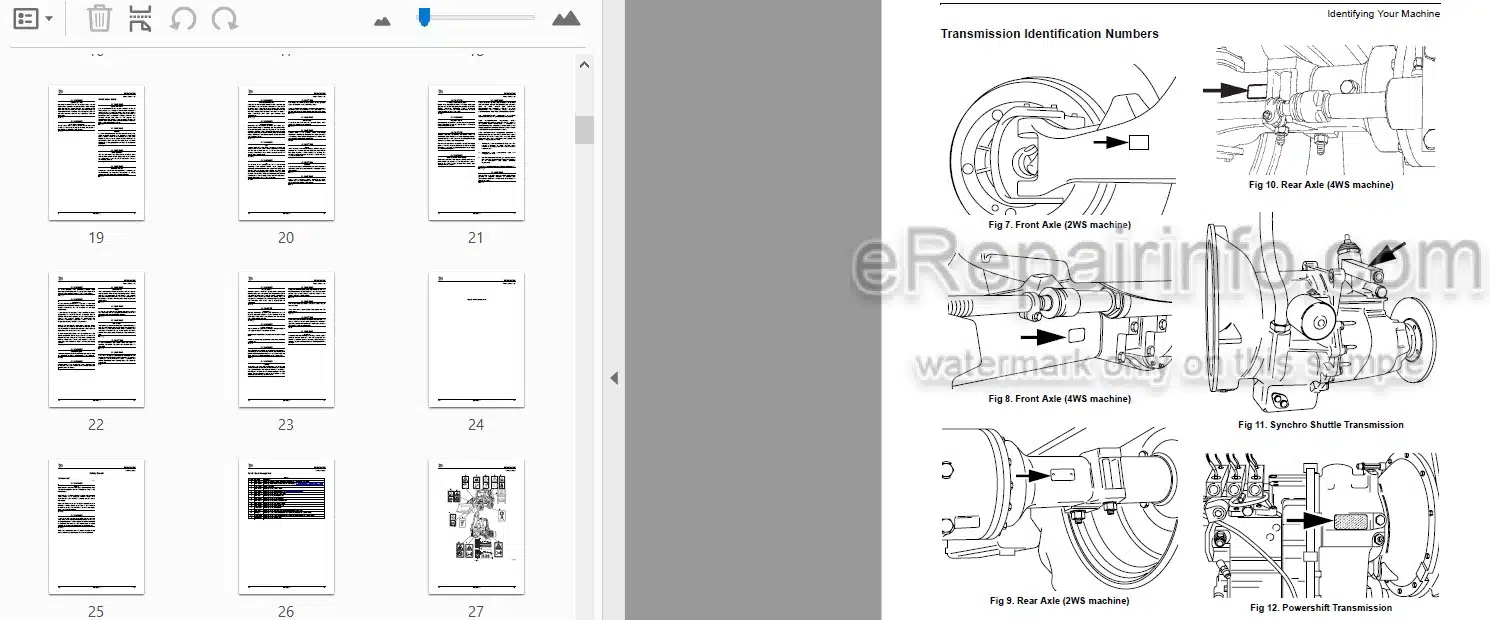Photo 4 - JCB 3CX 4CX Manual Easy Controls Operators Manual Backhoe Loader 9811-4250