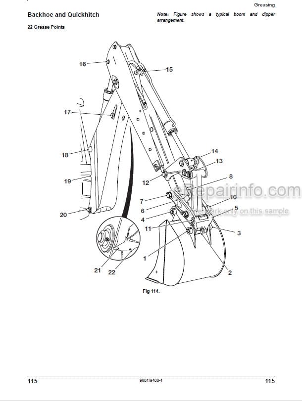 Photo 5 - JCB 3CX 4CX Operators Manual Backhoe Loader 9801-9400-2