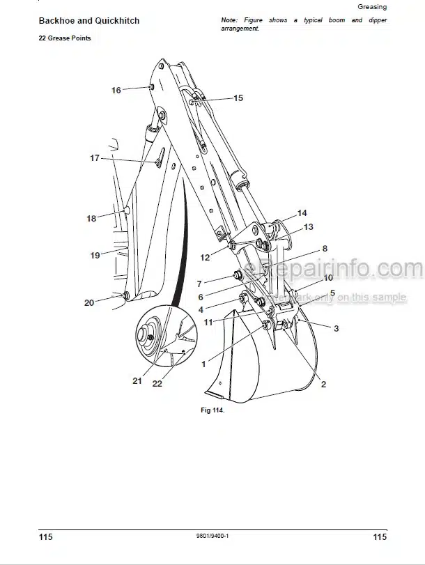 Photo 5 - JCB 3CX 4CX Operators Manual Backhoe Loader 9801-9400-2