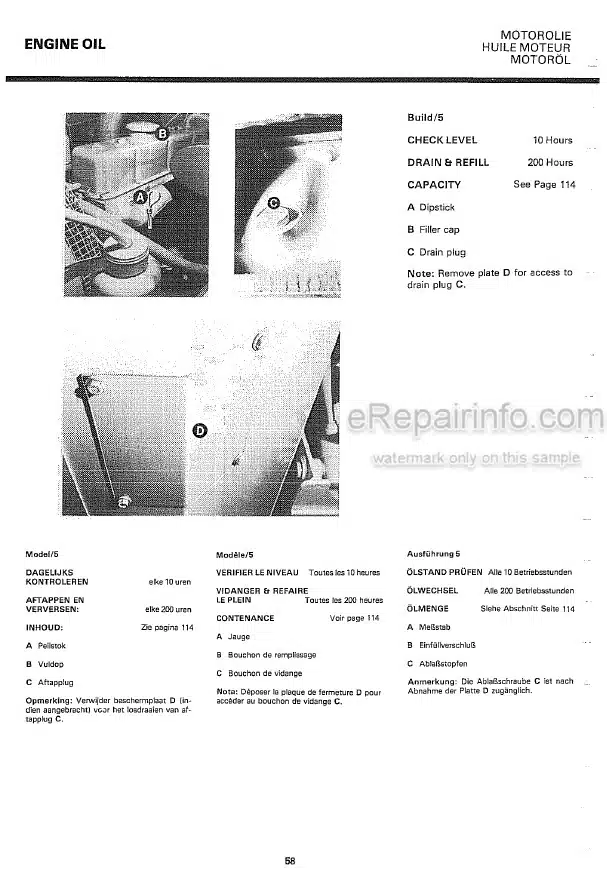 Photo 7 - JCB 3C 3CX 4CX Operators Manual Backhoe Loader 9801-9197