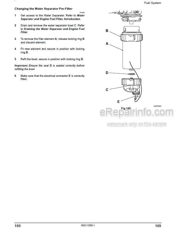 Photo 6 - JCB 3C Operators Manual Backhoe Loader 9821-1050