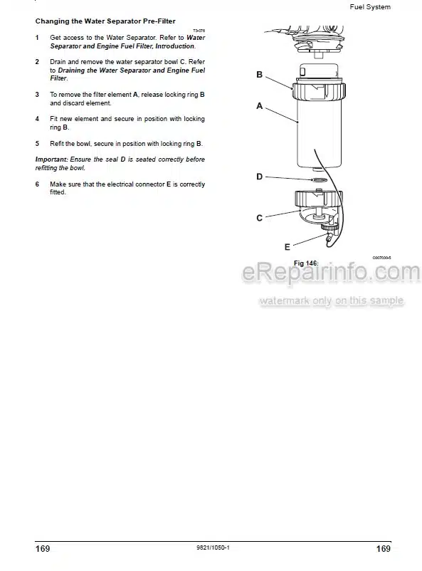 Photo 7 - JCB 3C 3D MK III Operators Manual Backhoe Loader 9801-3600S