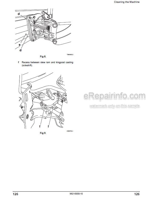 Photo 7 - JCB 3DX 4DX Super Xtra Operators Manual Backhoe Loader 9831-5800