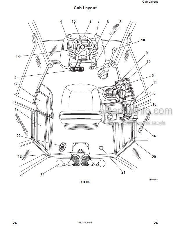 Photo 3 - JCB 3DX 4DX Xtra Super EcoMax Engine Operators Manual Backhoe Loader 9821-5050
