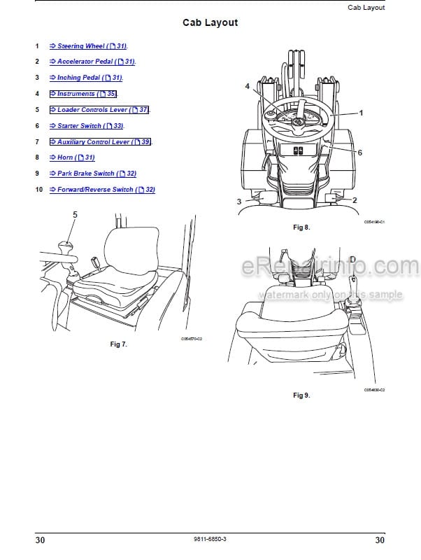 Photo 4 - JCB 403 Operators Manual Wheel Loader 9811-6850