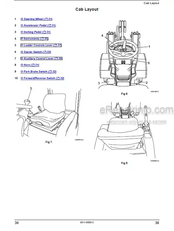 Photo 4 - JCB 403 Operators Manual Wheel Loader 9811-6850