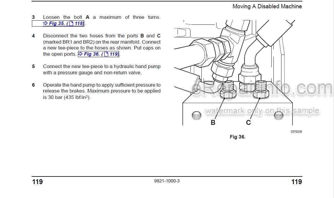 Photo 5 - JCB 403 Operators Manual Wheel Loader 9821-1000
