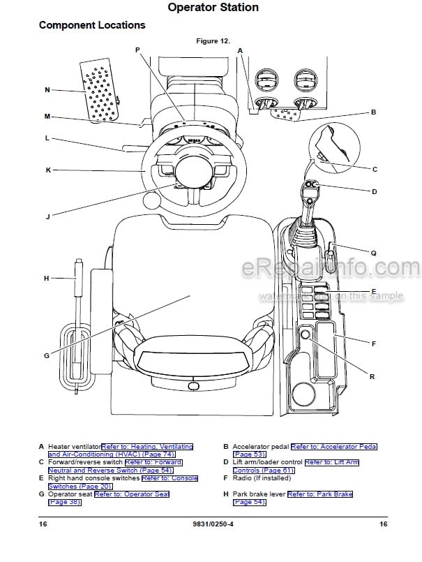 Photo 3 - JCB 403 Operators Manual Wheel Loader 9831-0250