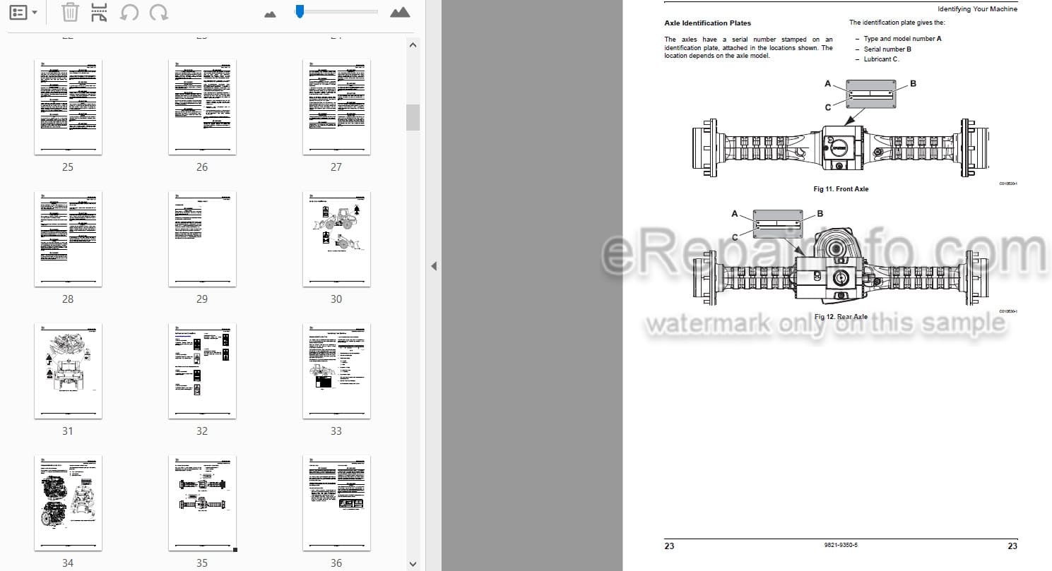 Photo 4 - JCB 406 407 409 Operators Manual Wheel Loader 9821-9350
