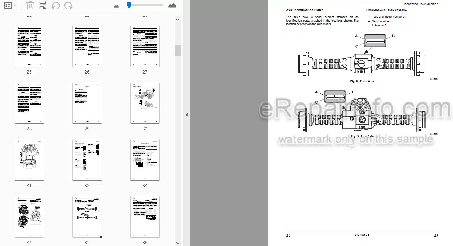 Photo 4 - JCB 406 407 409 Operators Manual Wheel Loader 9821-9350