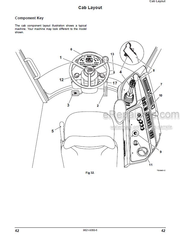 Photo 3 - JCB 406 407 409 Operators Manual Wheel Loader 9821-9350