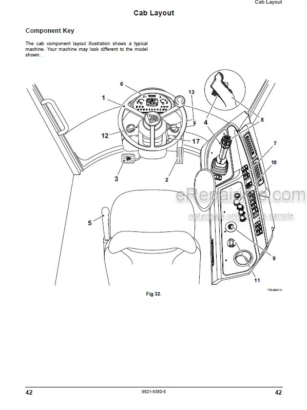 Photo 3 - JCB 406 407 409 Operators Manual Wheel Loader 9821-9350