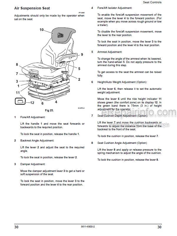 Photo 5 - JCB 406 409 Tier 3 Operators Manual Wheel Loader 9811-6900