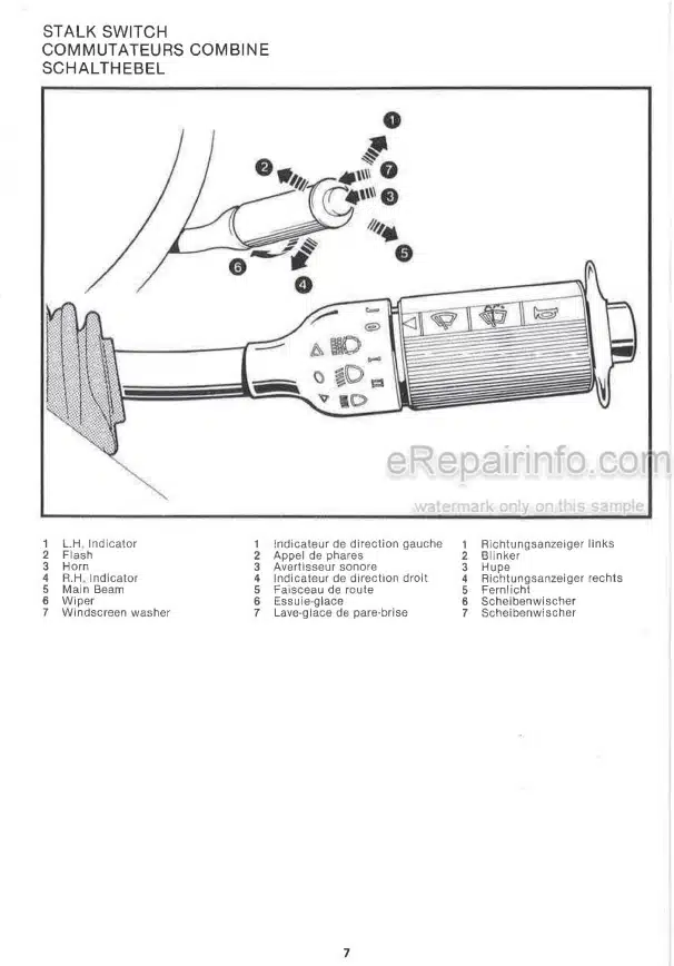 Photo 12 - JCB 410 412 415 420 430 Handbook Wheel Loader 9801-7630