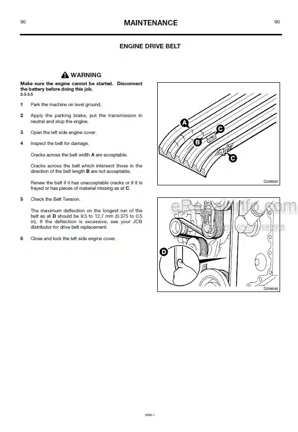 Photo 2 - JCB 414S 416S Operators Manual Wheel Loader 0050