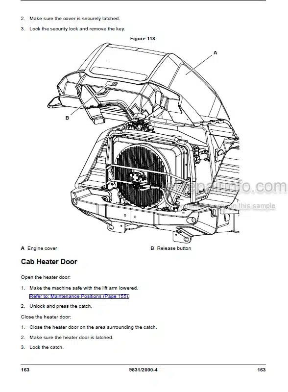 Photo 5 - JCB 419S Operators Manual Wheel Loader 9831-2000