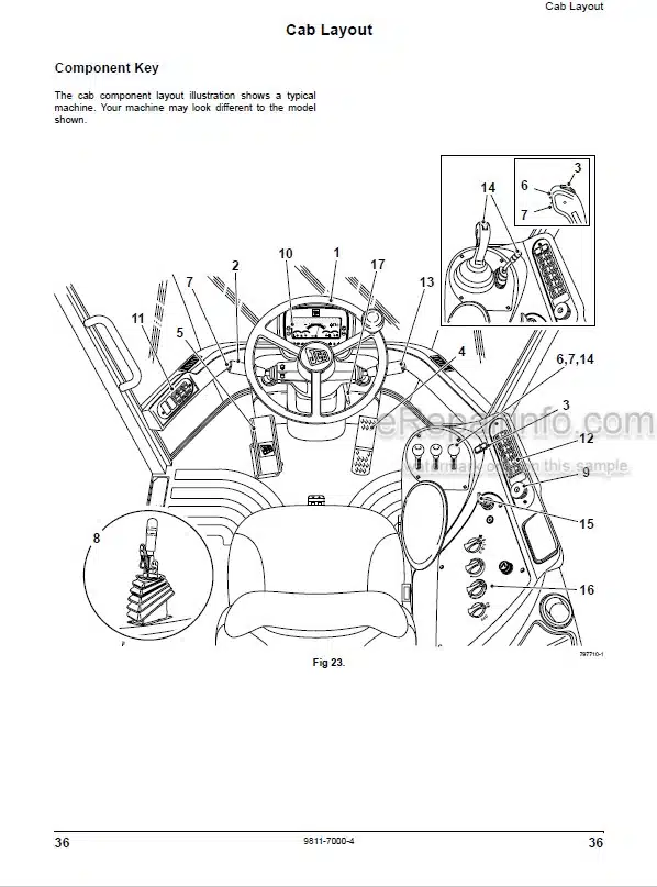 Photo 5 - JCB 426E 434S 436E 456E Tier 3 Operators Manual Wheel Loader 9811-7000