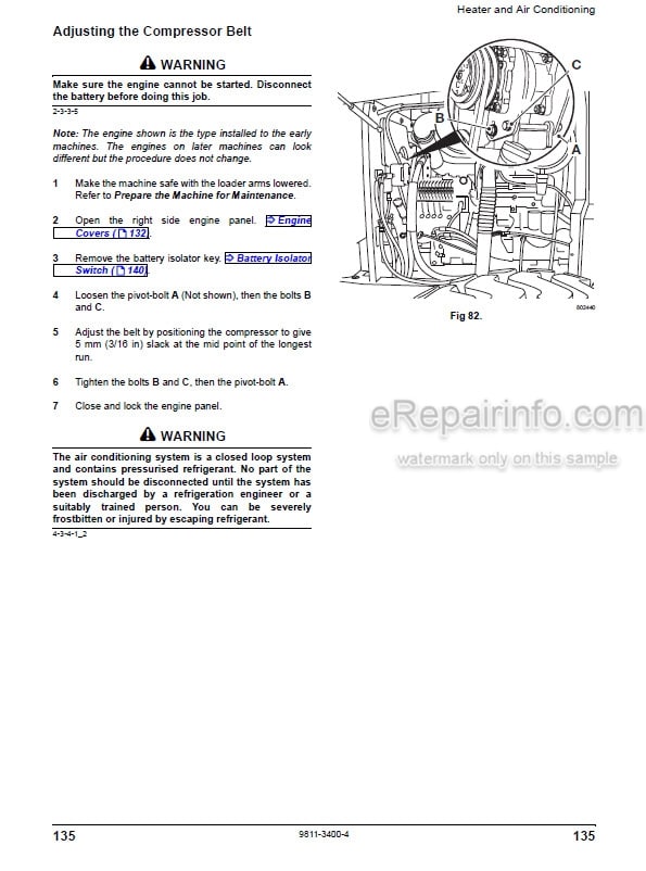 Photo 5 - JCB 426 436 456 Tier 2 Operators Manual Wheel Loader 9811-3400