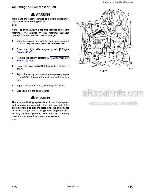 Photo 5 - JCB 426 436 456 Tier 2 Operators Manual Wheel Loader 9811-3400