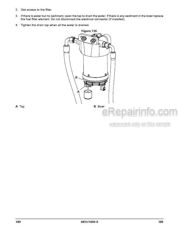Photo 9 - JCB 427 435S 437 Operators Manual Wheel Loader 9831-1600