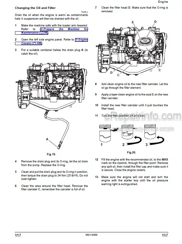 Photo 6 - JCB 432ZX Operators Manual Wheel Loader 9831-3850-5