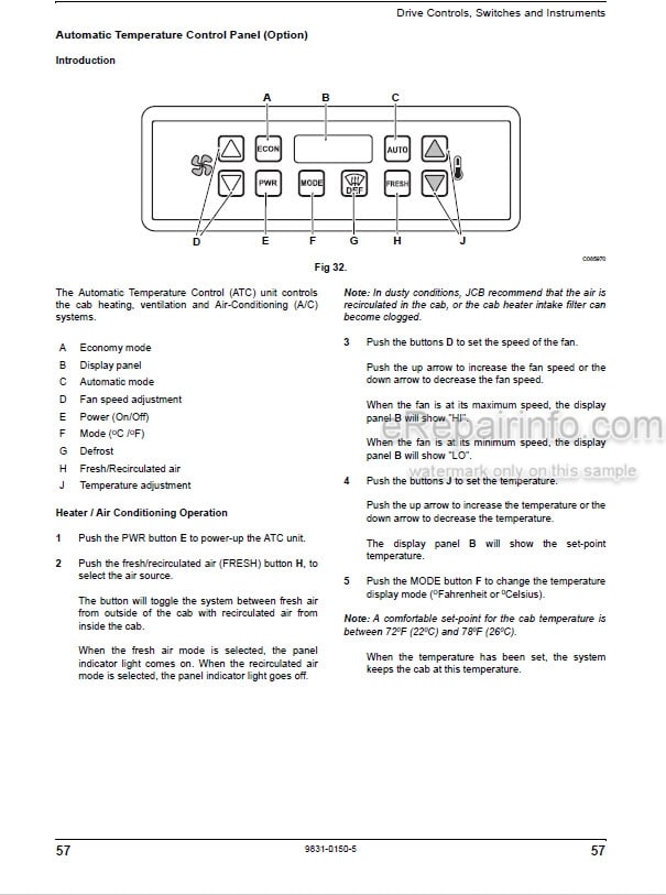 Photo 3 - JCB 455ZX 455ZX BSIII Tier II Operators Manual Wheel Loader 9831-0150-5