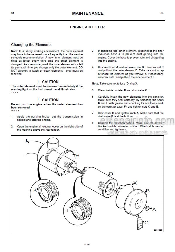 Photo 5 - JCB 456B Operators Manual Wheel Loader 9801-8210