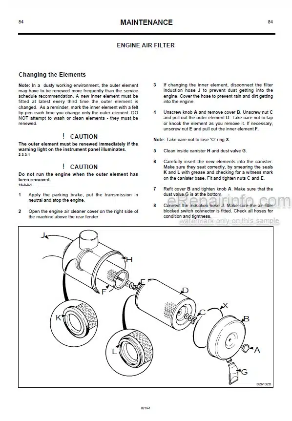 Photo 5 - JCB 456B Operators Manual Wheel Loader 9801-8210