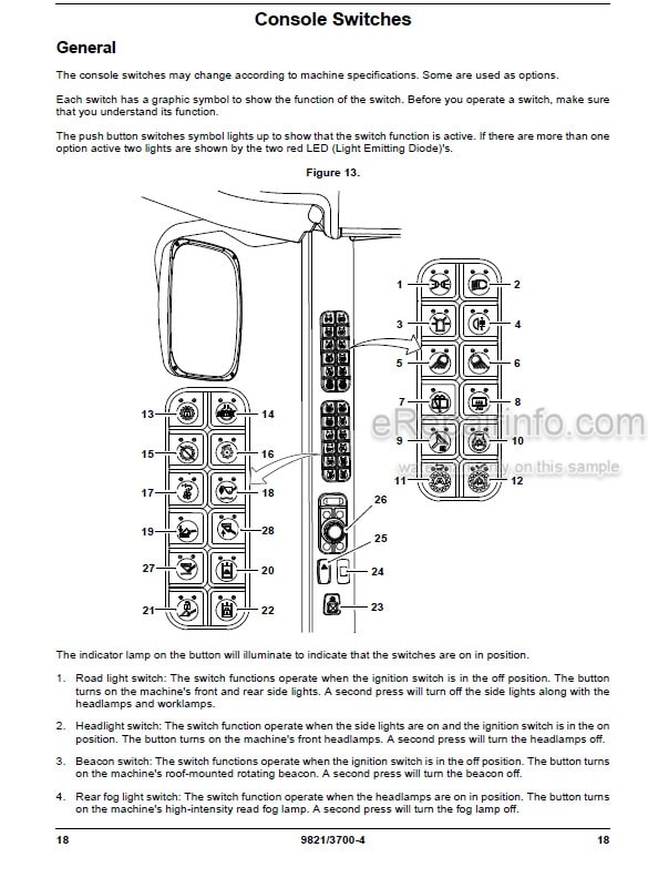 Photo 3 - JCB 457 Operators Manual Wheel Loader 9821-3700