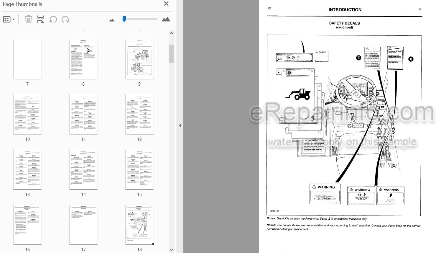 Photo 4 - JCB 505-19 505-22 Operators Manual Telescopic Handler 9801-7868