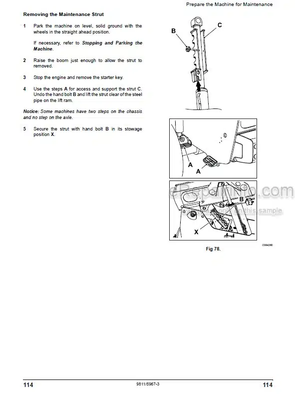 Photo 6 - JCB 414S 416S Operators Manual Wheel Loader 0050