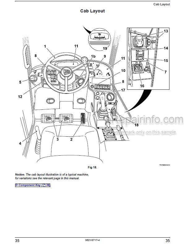 Photo 5 - JCB 506-36 507-42 509-42 510-56 512-56 514-56 Loadall Tier 4 Operators Manual Telescopic Handler 9821-6717