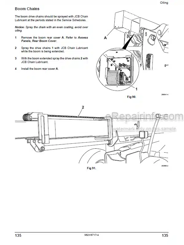 Photo 3 - JCB 506-36 507-42 509-42 510-56 512-56 514-56 Loadall Tier 4 Operators Manual Telescopic Handler 9821-6717