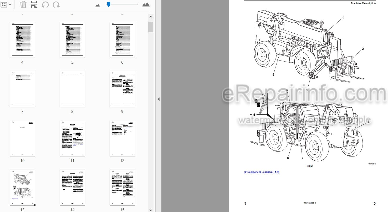 Photo 3 - JCB 506-36 507-42 509-42 510-56 512-56 514-56 Tier 3 Loadall Operators Manual Telescopic Handler 9821-3917