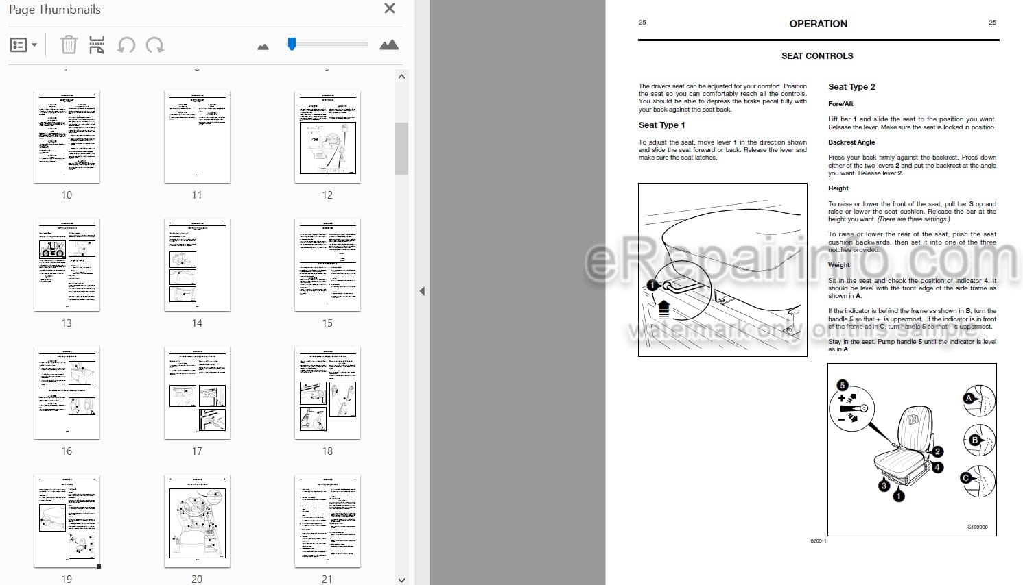 Photo 4 - JCB 506B 506C 508C 508CHL Loadall Operators Manual Telescopic Handler 8205