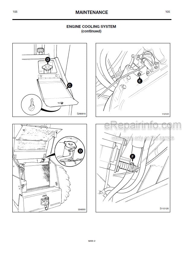 Photo 2 - JCB 506B 506C 508C 508CHL Loadall Operators Manual Telescopic Handler 8205