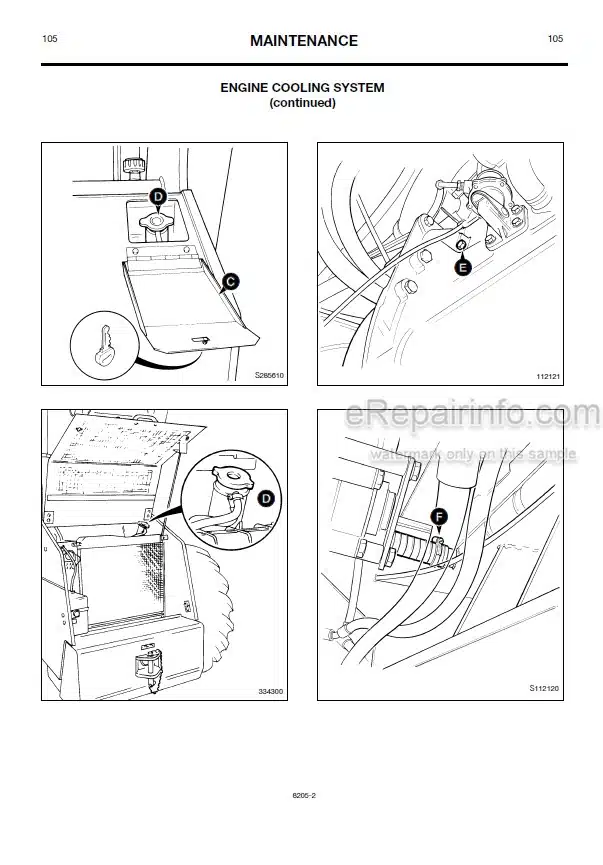 Photo 12 - JCB 506B 506C 508C 508CHL Loadall Operators Manual Telescopic Handler 8205