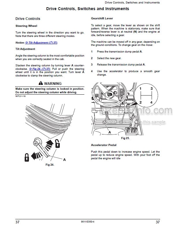 Photo 1 - JCB 506C 506CHL 508C Loadall Operators Manual Telescopic Handler 9811-0350