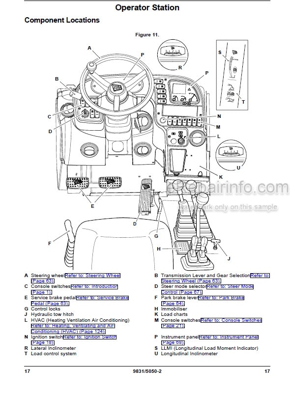 Photo 3 - JCB 508-66 509-45 510-44 510-55 Loadall Operators Manual Telescopic Handler 9831-5050