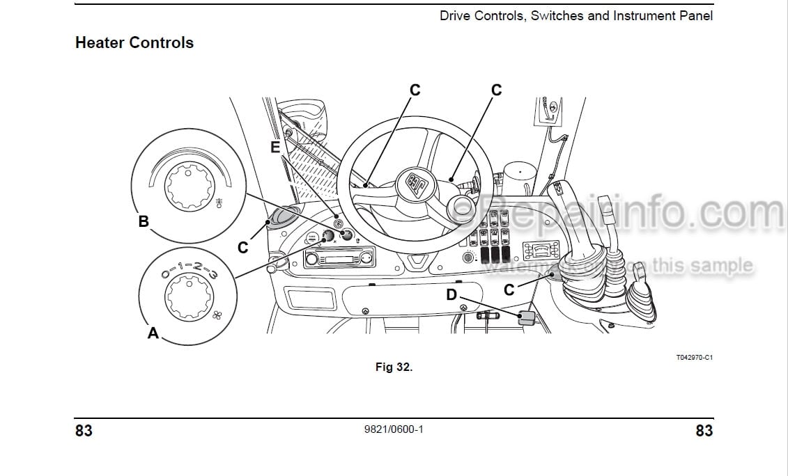 Photo 3 - JCB 515-40 Loadall Operators Manual Telescopic Handler 9821-0600