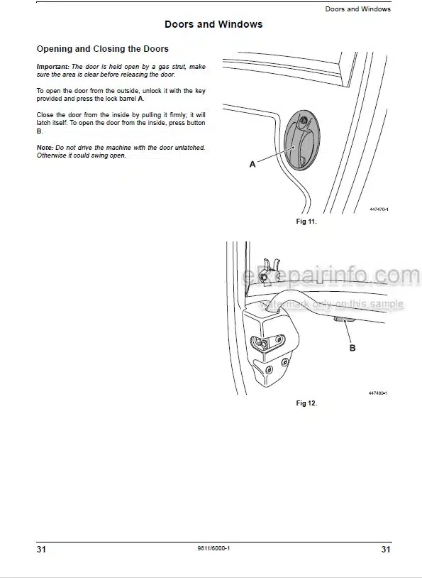 Photo 6 - JCB 520-40 Loadall Operators Manual Telescopic Handler