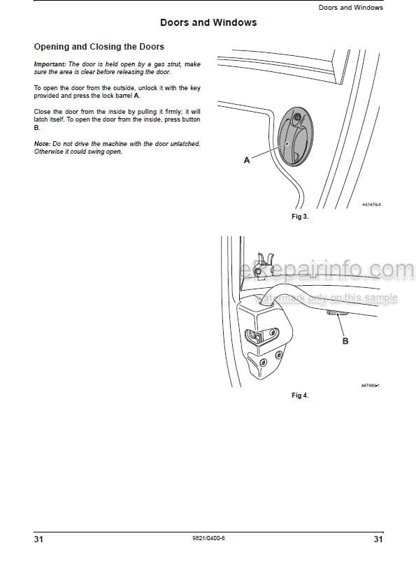 Photo 7 - JCB 520-40 524-50 527-55 Loadall Operators Manual Telescopic Handler 9811-6000