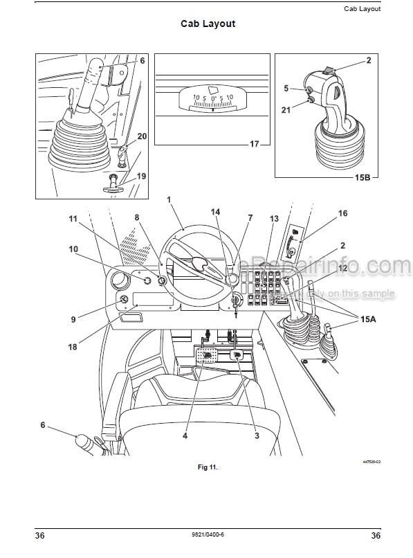 Photo 5 - JCB 520-40 Loadall Operators Manual Telescopic Handler