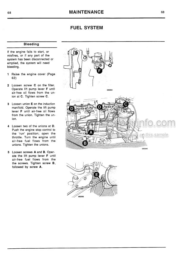 Photo 11 - JCB 520 520M 520HL 525B 52B-HL 540B 540BM 530B 530B-HL Loadall Handbook Telescopic Handler 9801-7701