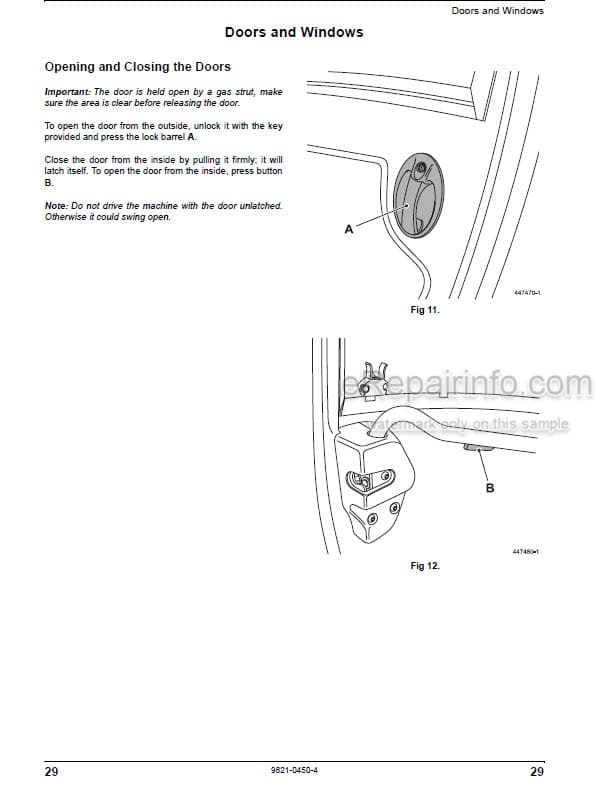 Photo 4 - JCB 524-50 527-55 Loadall Operators Manual Telescopic Handler