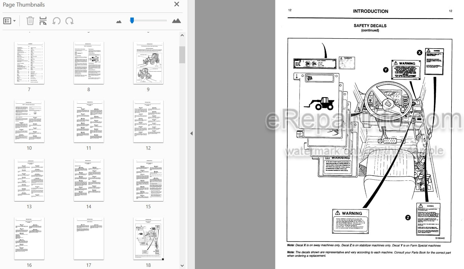 Photo 4 - JCB 525-58 525-67 527-58 527-67 530-67 535-67 Loadall Operators Manual Telescopic Handler 9801-7970