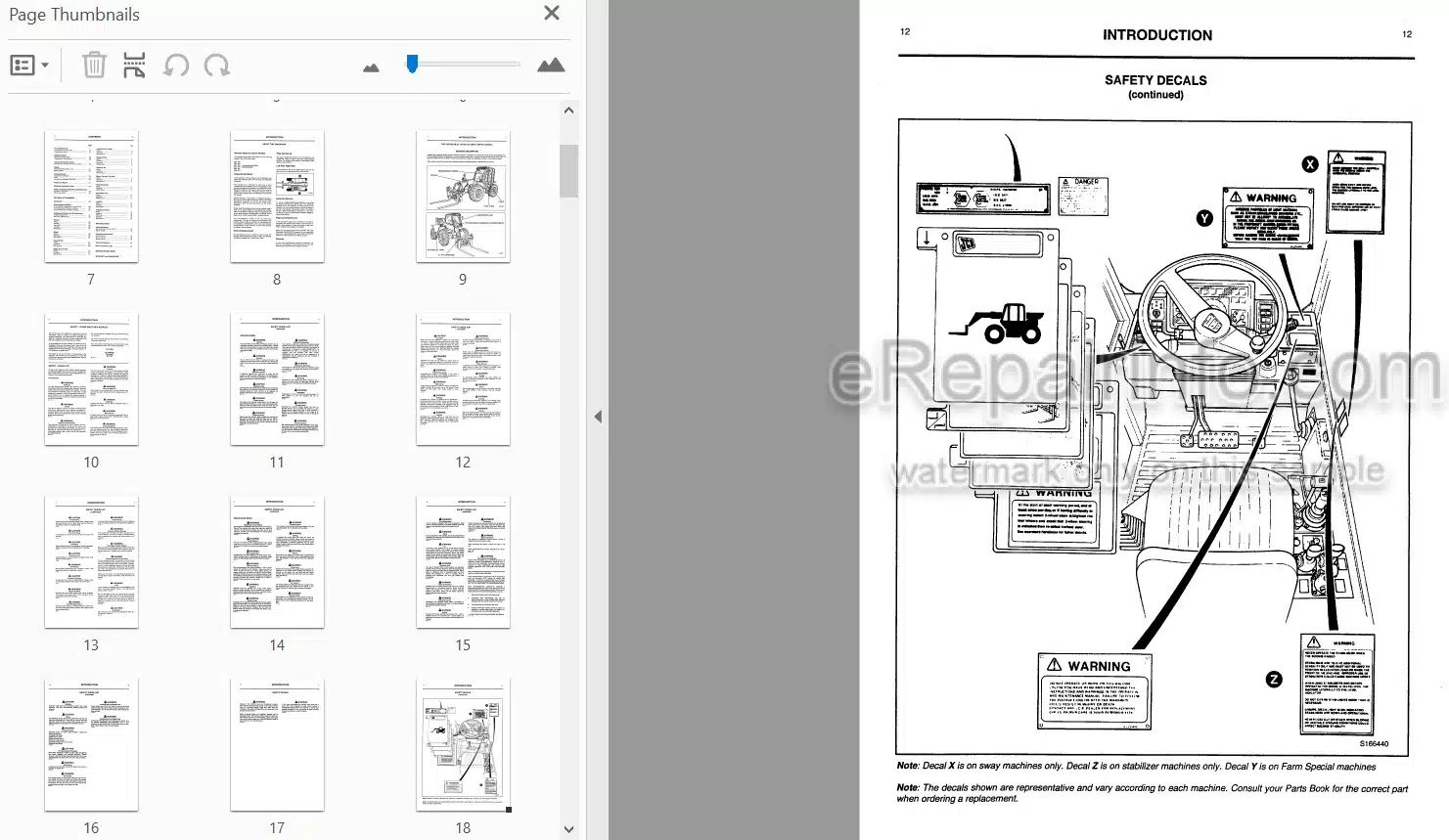 Photo 4 - JCB 525-58 525-67 527-58 527-67 530-67 535-67 Loadall Operators Manual Telescopic Handler 9801-7970