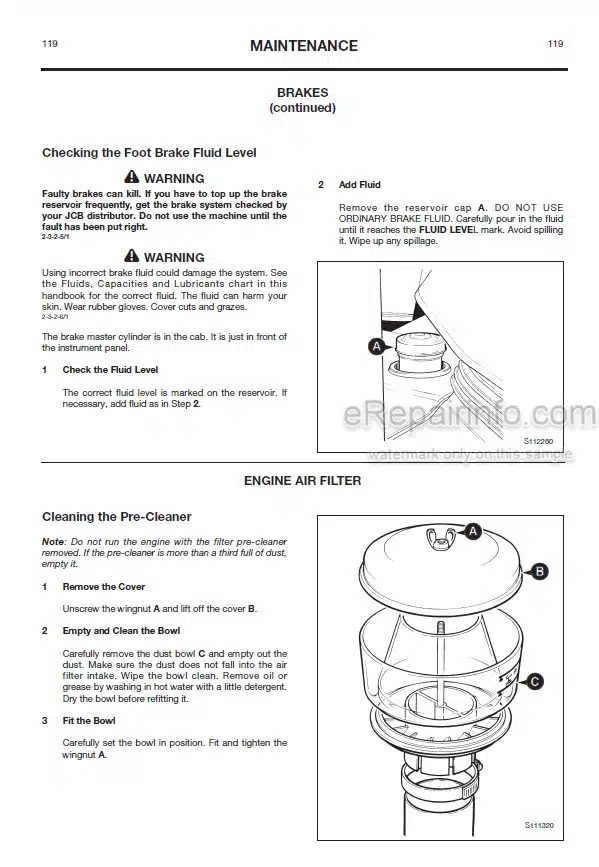 Photo 5 - JCB 525-58 525-67 527-58 530-67 535-67 530-95 530-110 530-120 537-120 537-130 Loadall Operators Manual Telescopic Handler 9801-7950